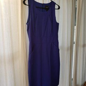 J. Crew Sleeveless Sheath Dress - Royal Blue